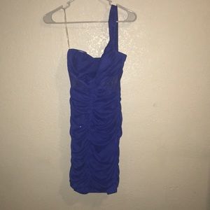 Blue cocktail dress